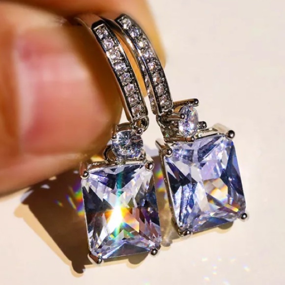 NWOT sterling silver drop earrings - Picture 3 of 6